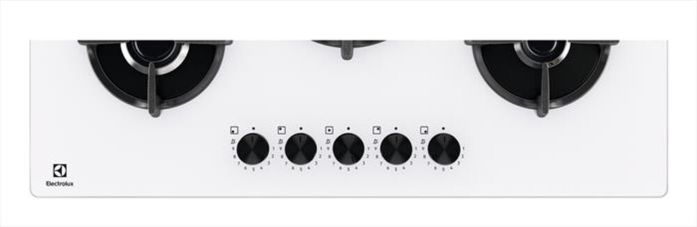 "ELECTROLUX - Piano cottura gas EGG75372W 5 fuochi 74cm-Bianco"
