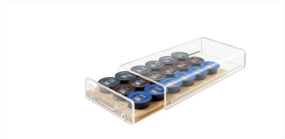 "MACOM - 836 DISPENSER 18 Universale-TRASPARENTE/LEGNO"
