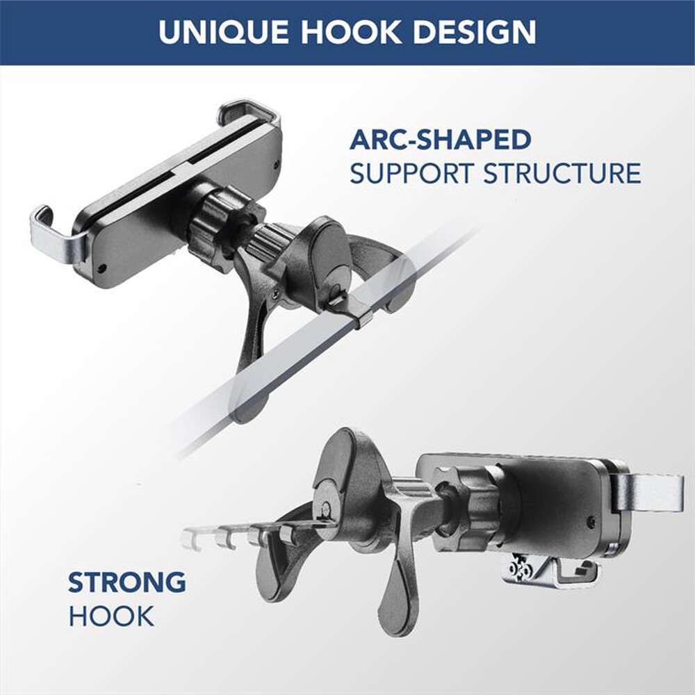 Immagine del prodotto CELLULARLINE - Supporto smartphone da auto GRAVITYHOLDERVENTK-Nero