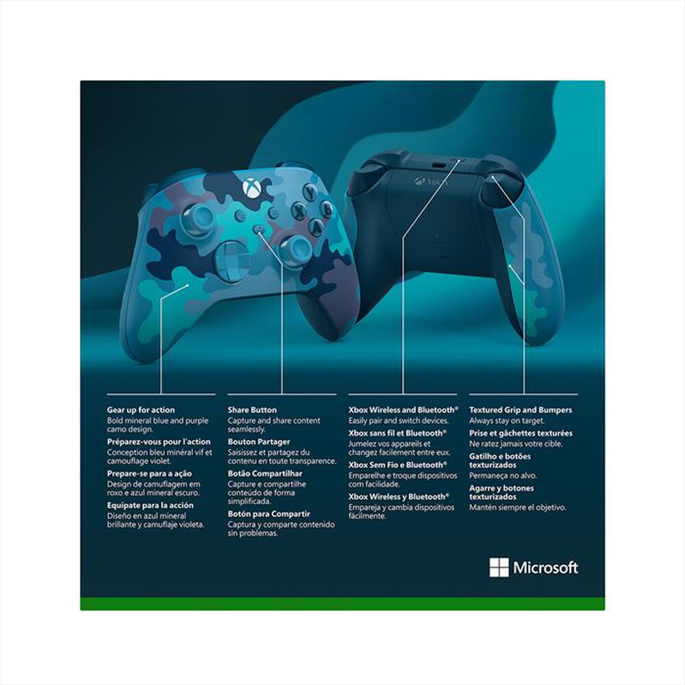 "MICROSOFT - CONTROLLER WIRELESS PER XBOX – ES CAMO"