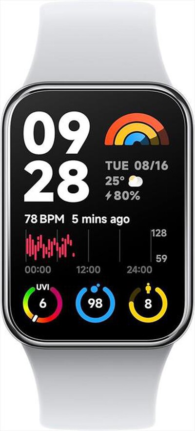 XIAOMI - XIAOMI SMART BAND 8 PRO-Light Grey