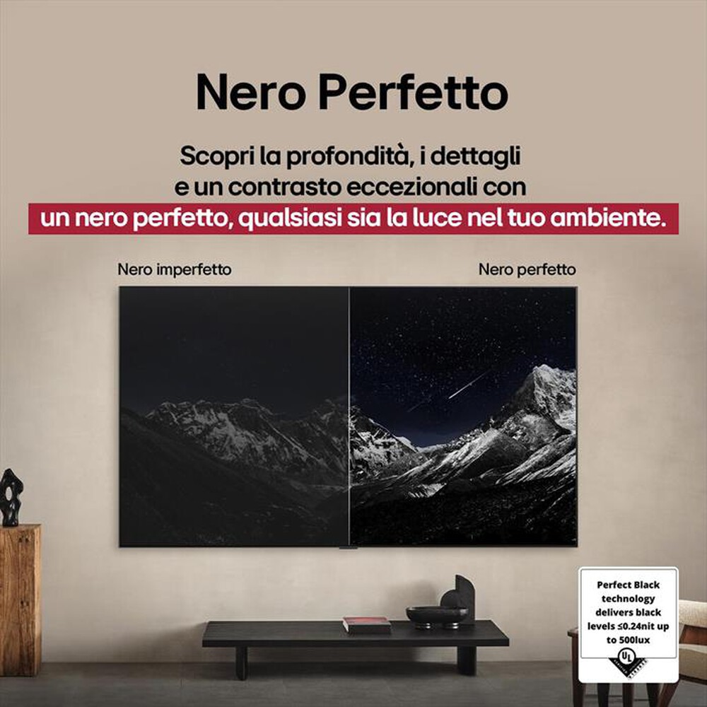 Immagine del prodotto LG - Smart TV OLED UHD 4K 83" EVO AI C5 OLED83C54LA-Charcoal Black