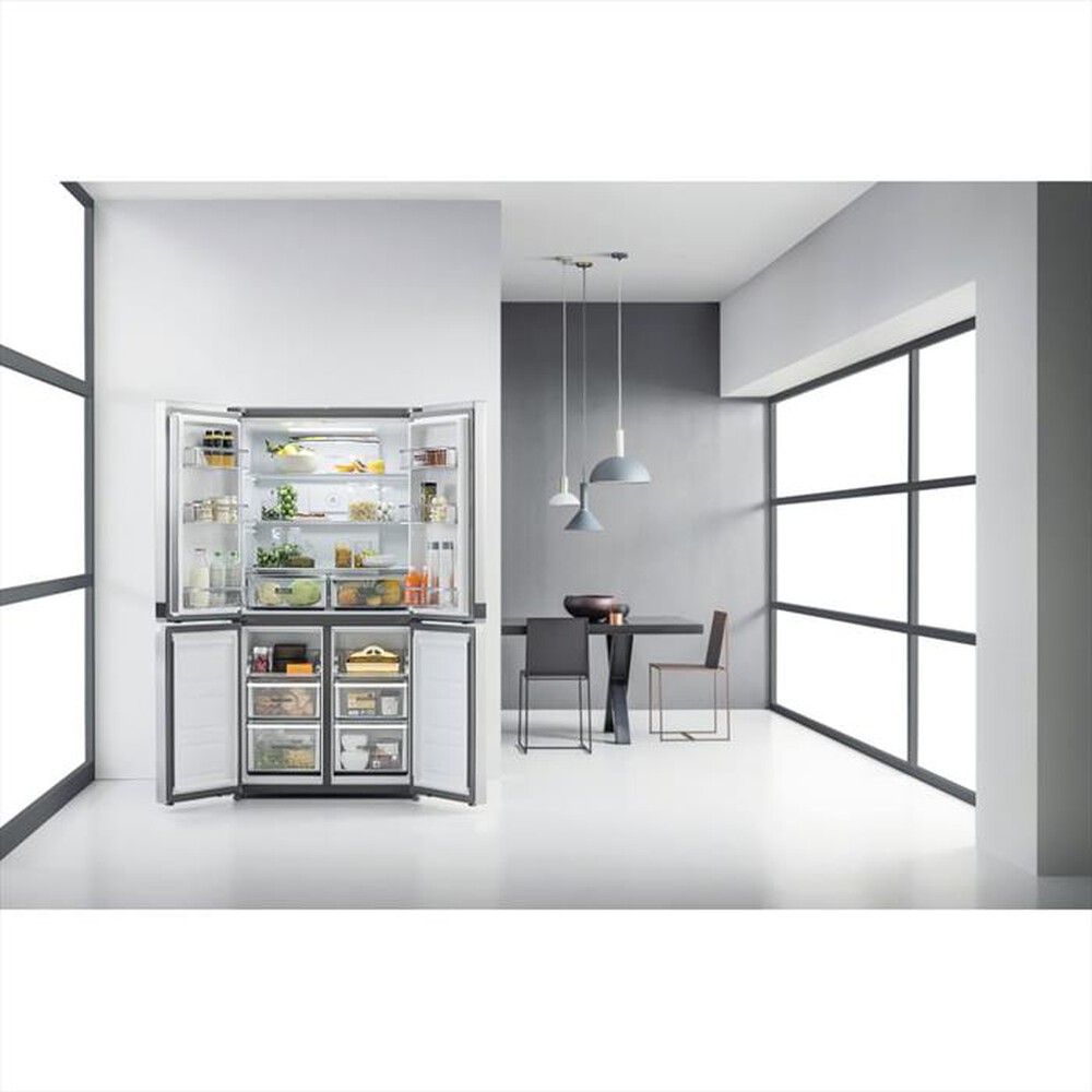 "WHIRLPOOL - Frigorifero 3 e più porte WQ9 B1L Classe F 677lt-Acciaio inossidabile"