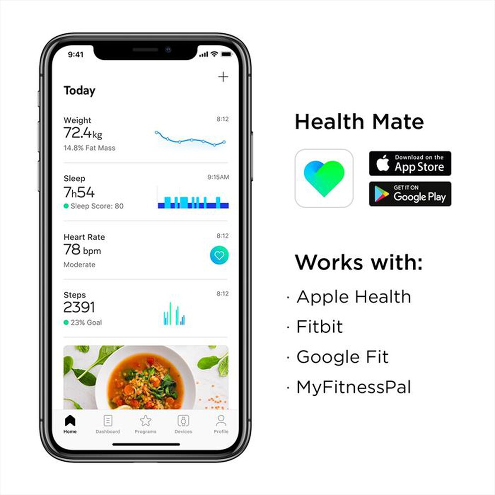 "WITHINGS - Bilancia Smart BODY+-Black"