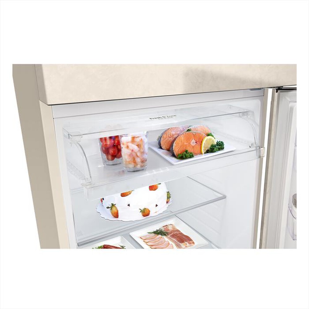 "LG - Frigorifero 2 porte GTBV44SEBKD Classe E 461L-Beige"