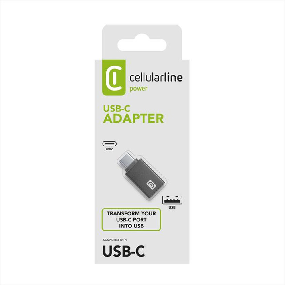 Immagine del prodotto CELLULARLINE - USBADAPTERTOUSBCK-Nero