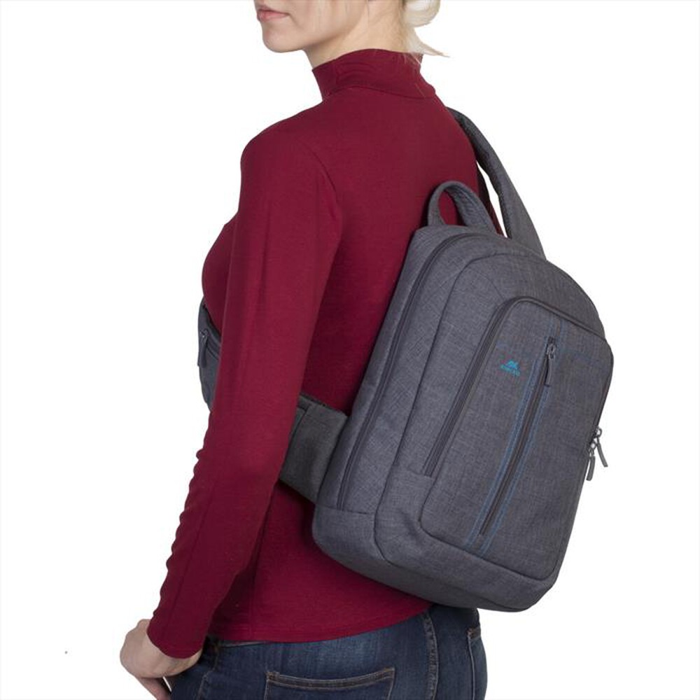 Immagine del prodotto RIVACASE - 7529 ZAINO MONOSPALLA PER NOTEBOOK DA 13,3"-Grigio