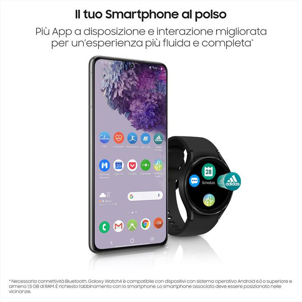"SAMSUNG - GALAXY WATCH4 40MM BT-Black"