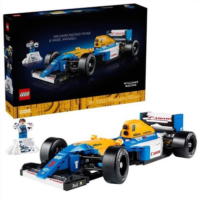 LEGO - ICONS Williams Racing FW14B e Nigel Mansell-10353-Multicolore
