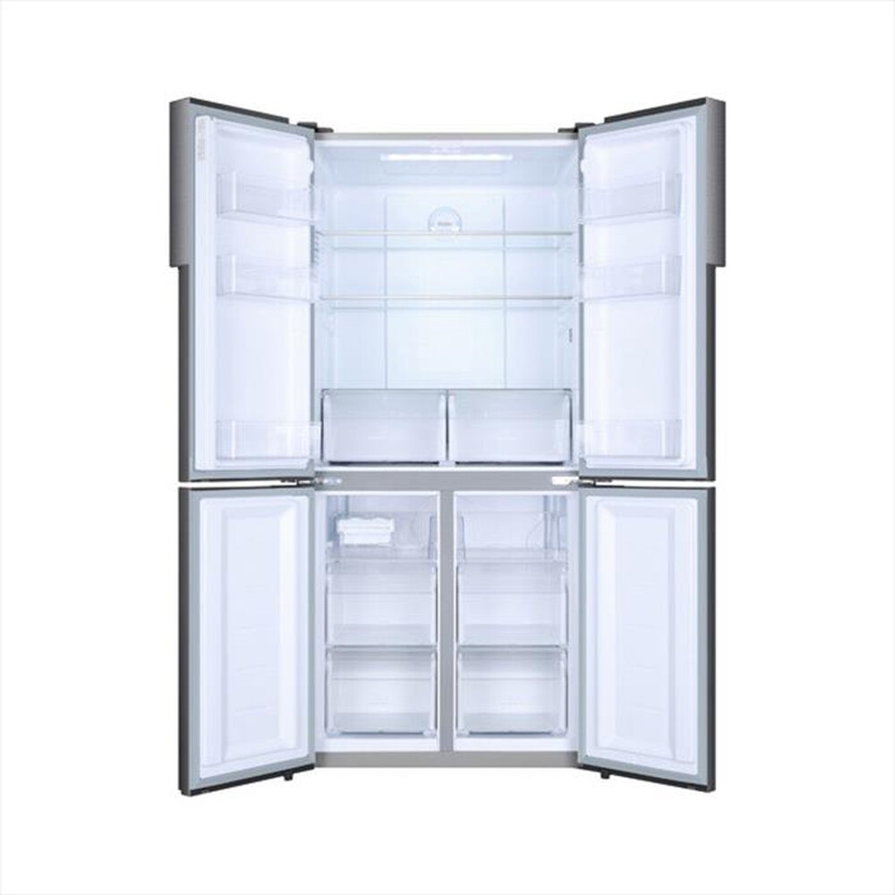 "HAIER - Frigorifero side by side HTF-458DG6 Classe F-Alluminio"