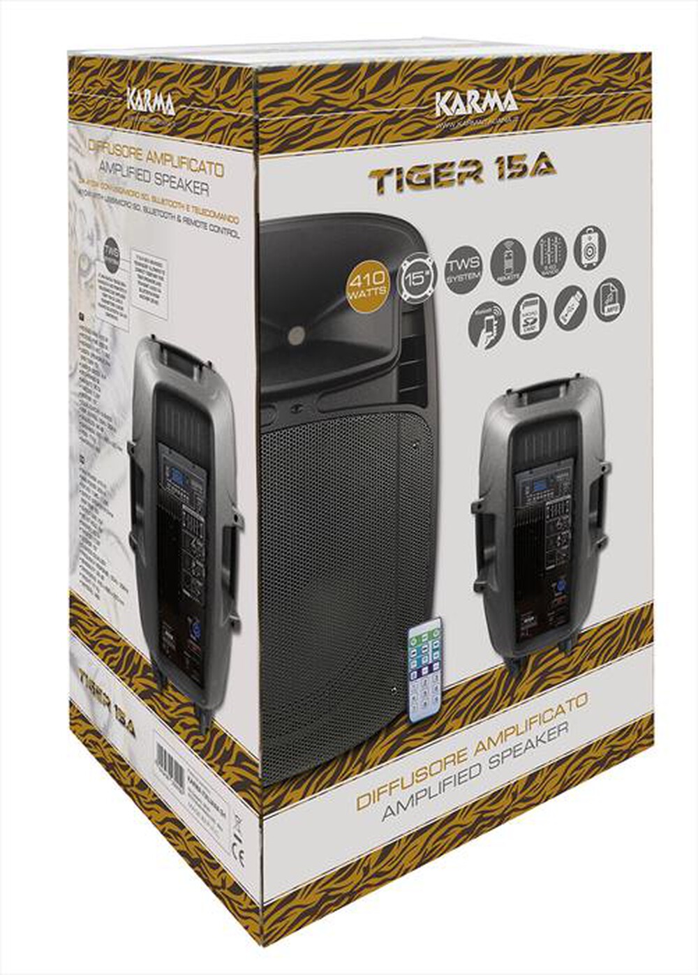 "KARMA - TIGER 15A-Nero"
