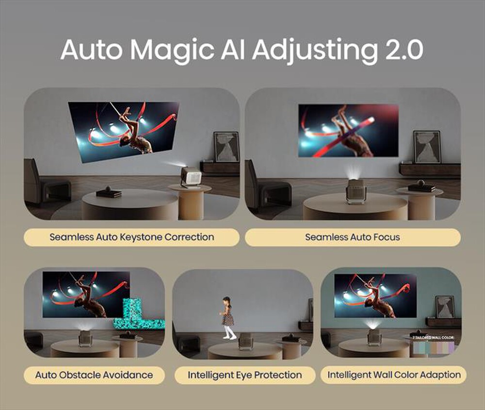 Immagine del prodotto HISENSE - Mini Proiettore Smart 4K M2 PRO-Grigio