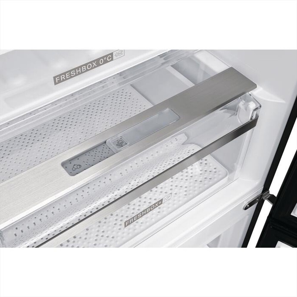 "WHIRLPOOL - Frigorifero combinato W9 931D KS H Classe D 388lt-Nero"