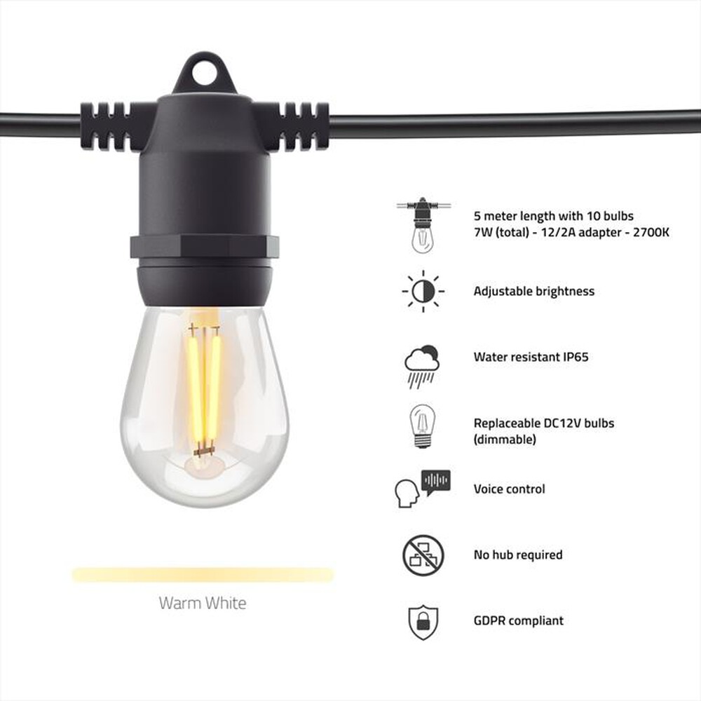 "HOMBLI - Outdoor Smart Light String 5m EU"