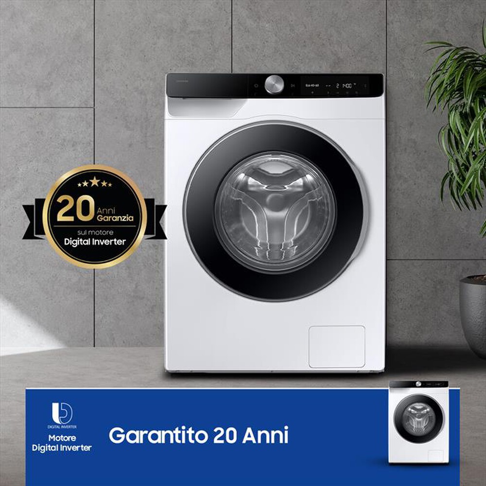 "SAMSUNG - Lavatrice WW11DG6B85LKU3 11 Kg Classe A-bianco"