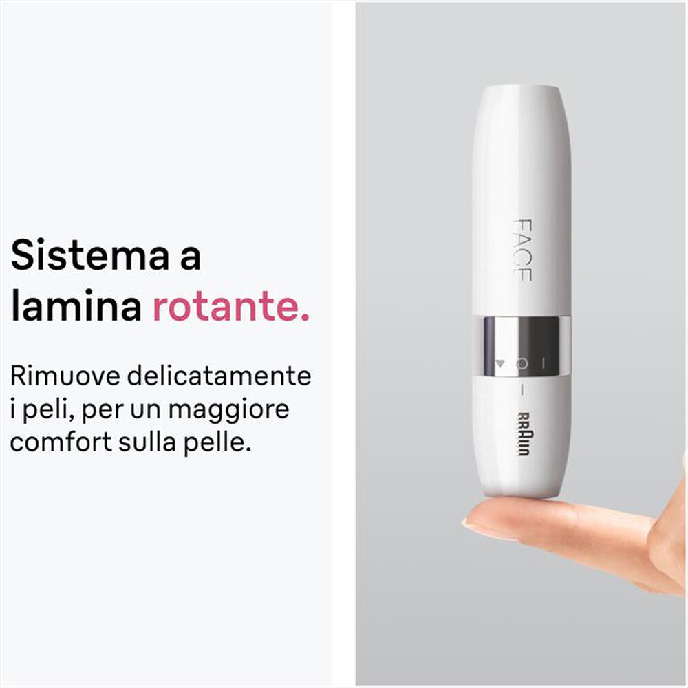Immagine del prodotto BRAUN - Mini depilatore viso FACE FS1000-Bianco