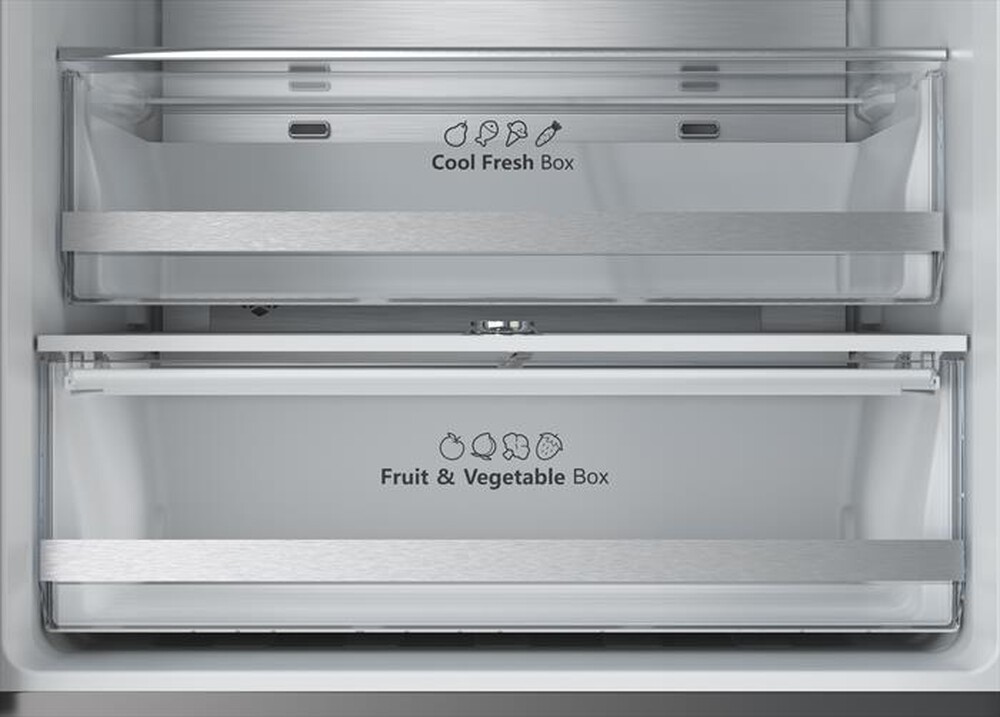 "HISENSE - Frigorifero 4 porte RF632N4WFE1 Classe E 485 lt-Black Inox"