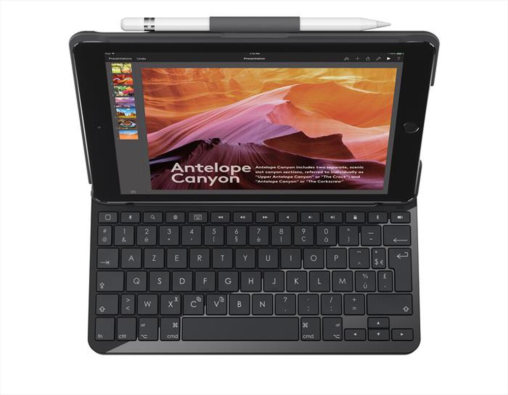 "LOGITECH - SLIM FOLIO per iPad-Nero"