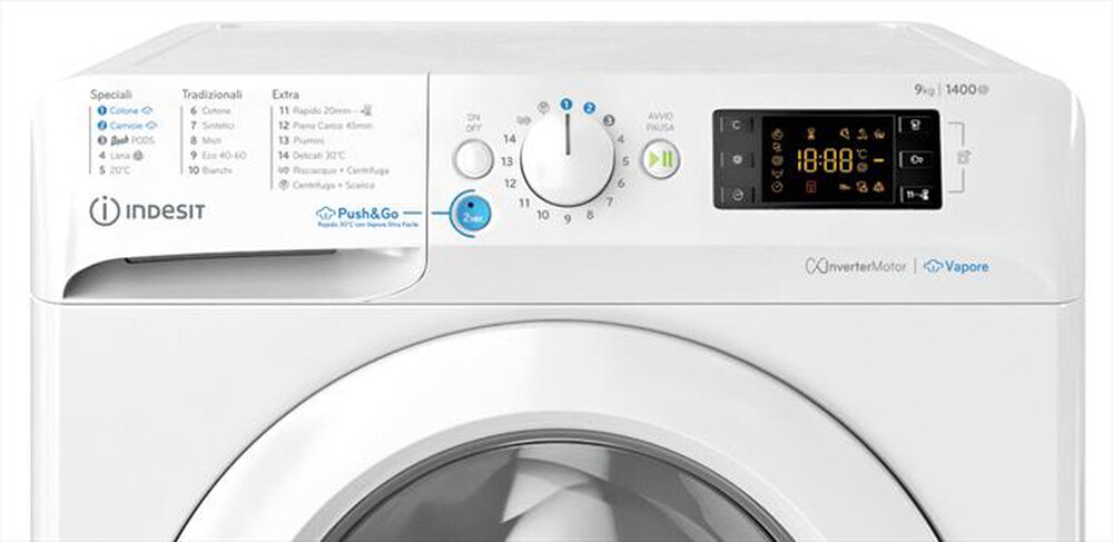 Immagine del prodotto INDESIT - Lavatrice BWE 91497X WV IT 9 Kg Classe B