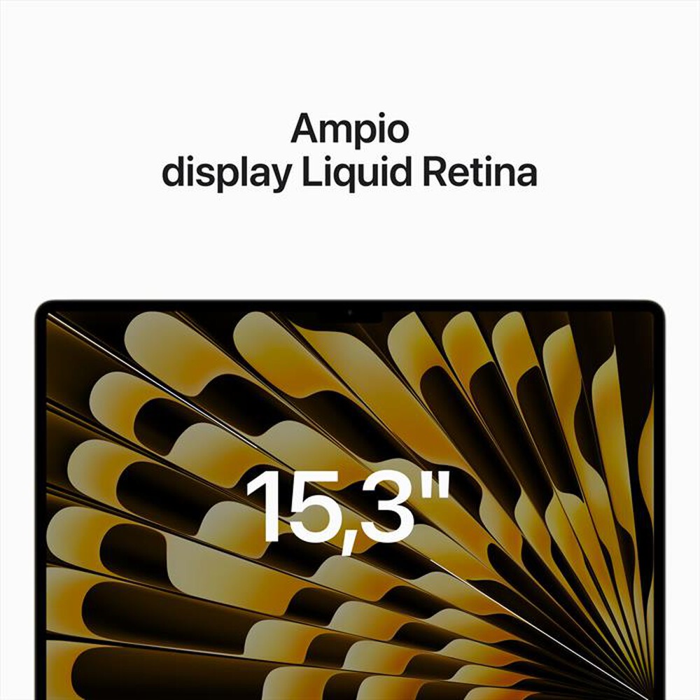 Immagine del prodotto APPLE - MacBook Air 15" M2 8-core CPU 10-core GPU 256GB-Galassia