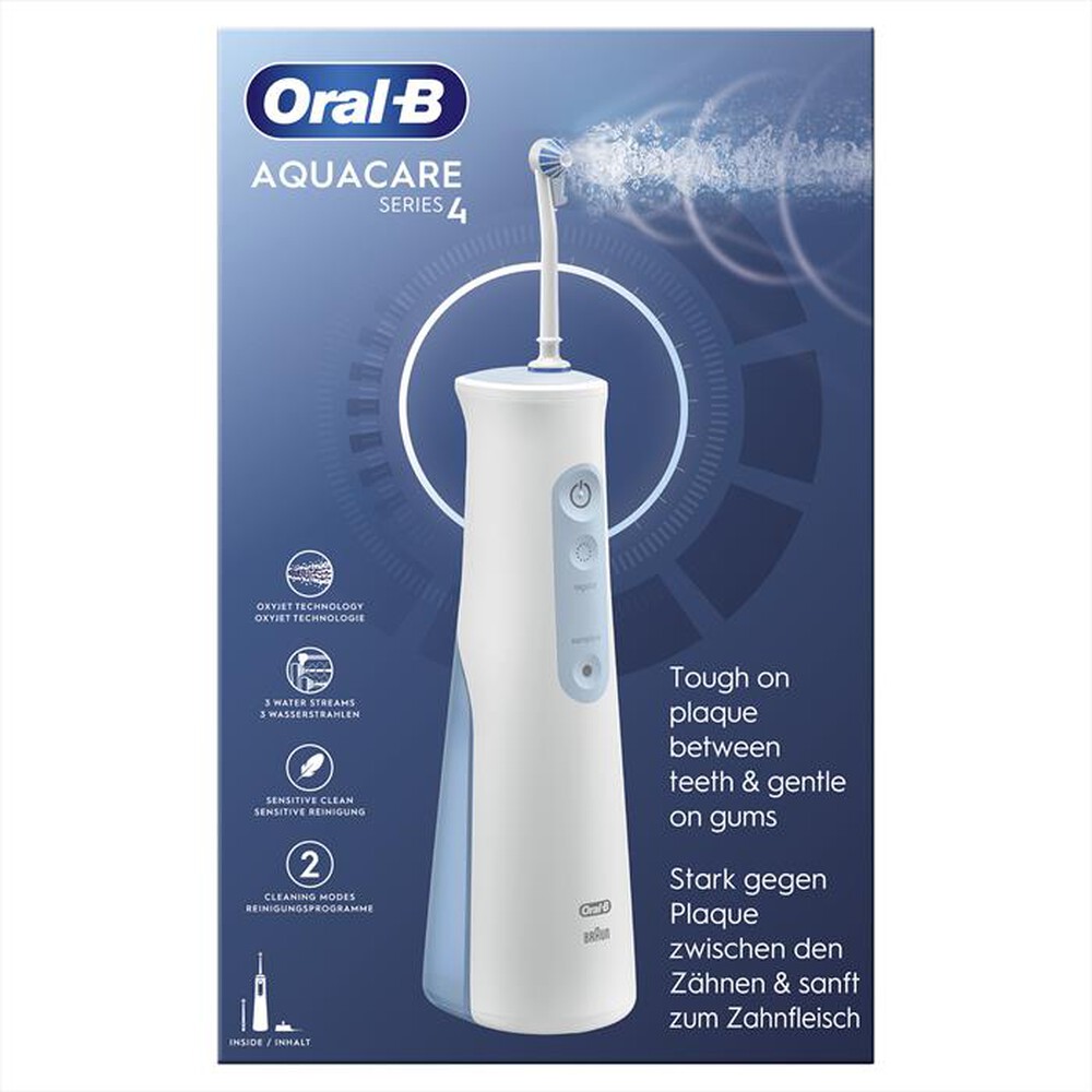 "ORAL-B - Idropulsore Portatile Aquacare 4-BIANCO/BLU"