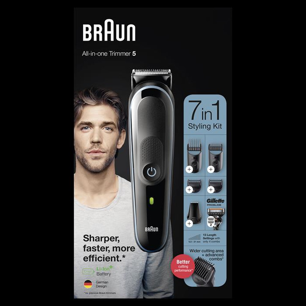 "BRAUN - MGK5355-NERO/BLU"