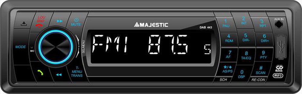 "MAJESTIC - DAB 443-Nero"