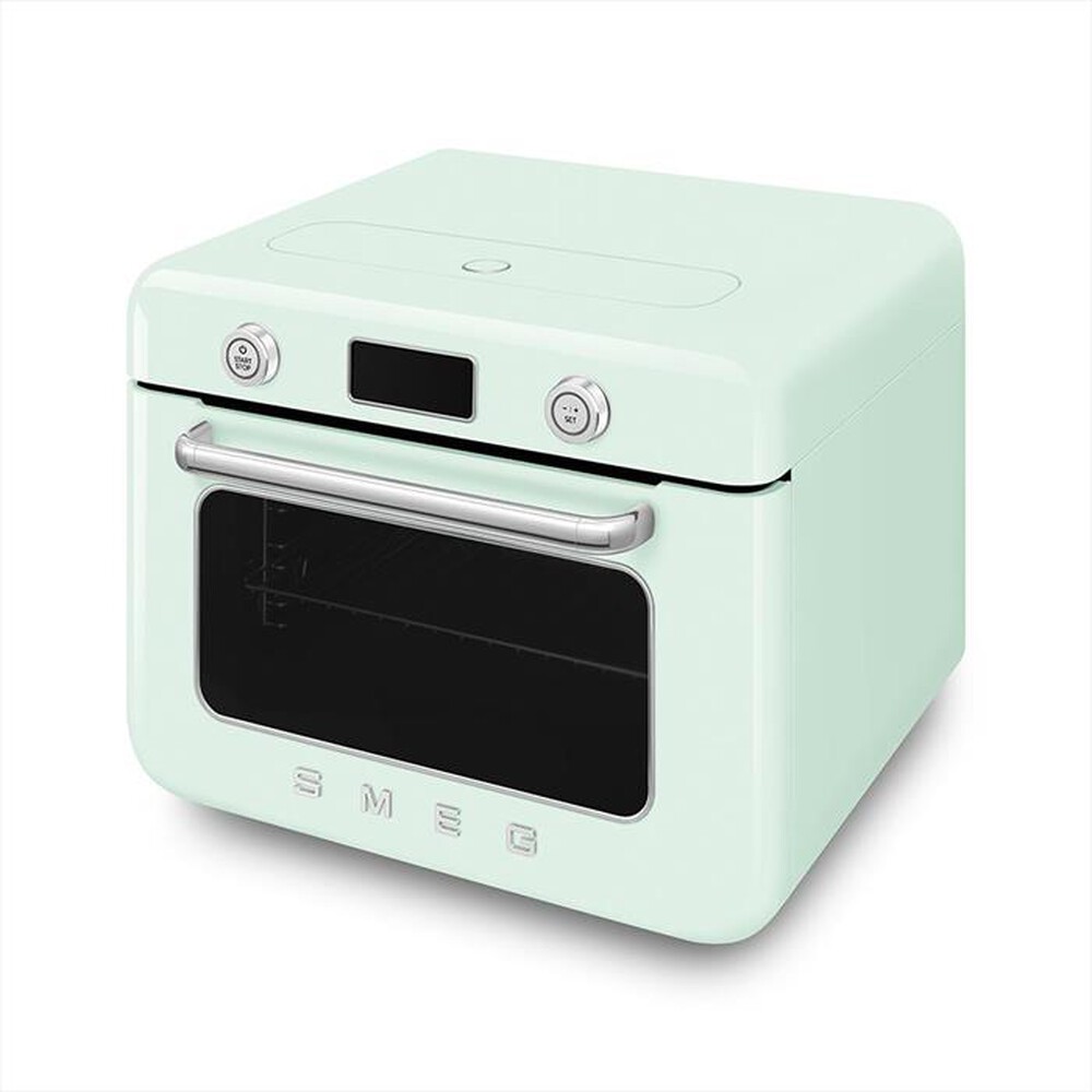 "SMEG - Forno combinato a vapore da appoggio COF01PGEU-Verde Pastello"