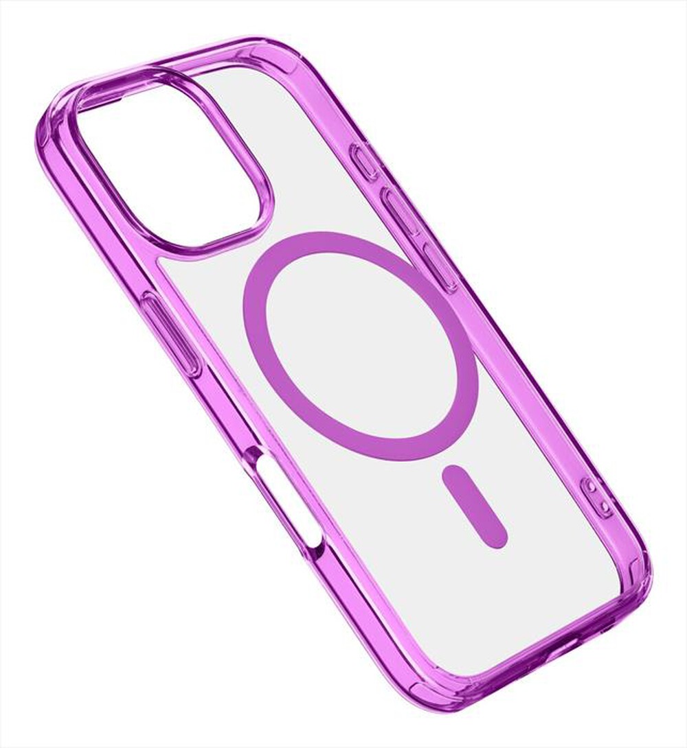 "CELLULARLINE - Cover ICONIC MAG per iPhone 16 Pro-Rosa"