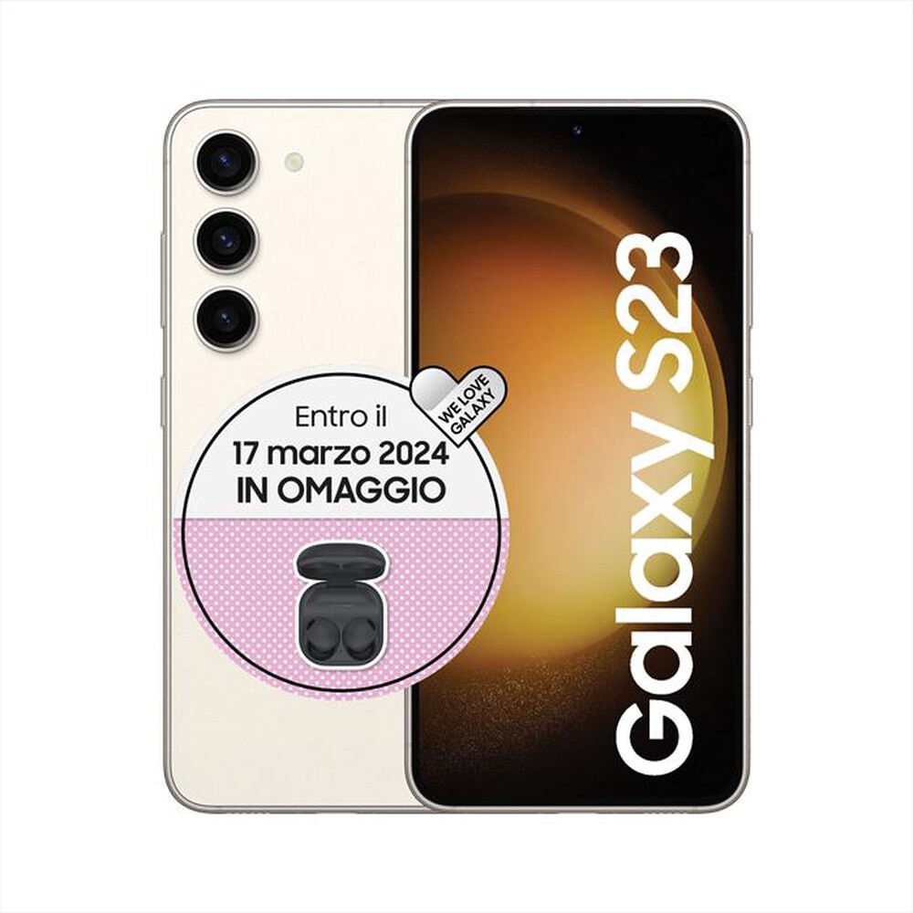 "SAMSUNG - Galaxy S23 8+256GB-Cream"