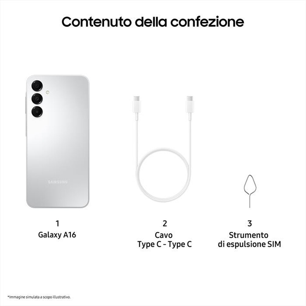 Immagine del prodotto SAMSUNG - Smartphone GALAXY A16 128GB-Gray
