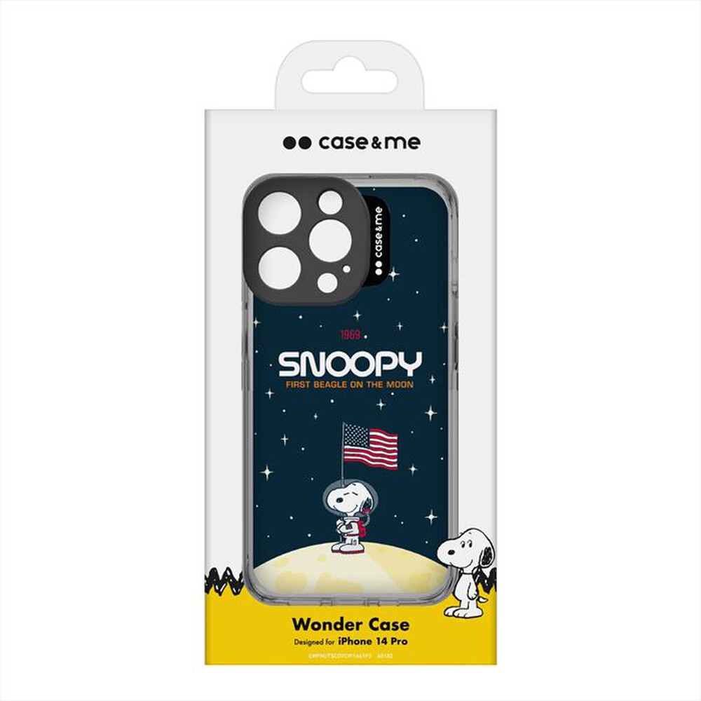 "CASEME - Cover CMPNUTSCOVCIP1461P2 per iPhone 14 Pro-Space Traveller"
