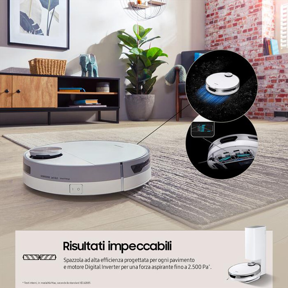 Immagine del prodotto SAMSUNG - Aspirapolvere robot VR30T85513W/WA JETBOT +-Misty White