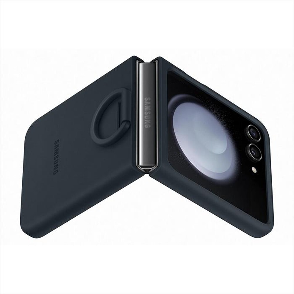 Immagine del prodotto SAMSUNG - Cover in silicone C/Ring per Galaxy Z Flip5-Indigo