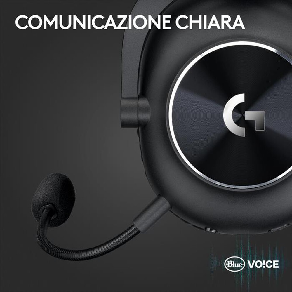"LOGITECH - PRO2 X WIRED + HS STAND-Nero"