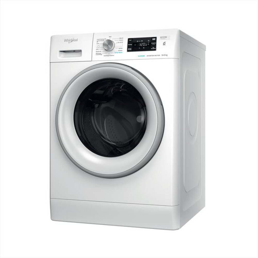 "WHIRLPOOL - Lavasciuga FFWDB 96436 SV IT 9/6 Kg Classe A-Bianco"