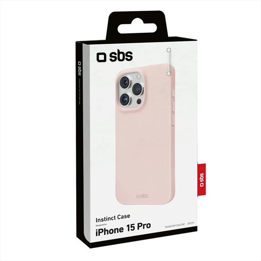 Immagine del prodotto SBS - Cover Instinct TEINSTIP1561PP per iPhone 15 Pro-Rosa