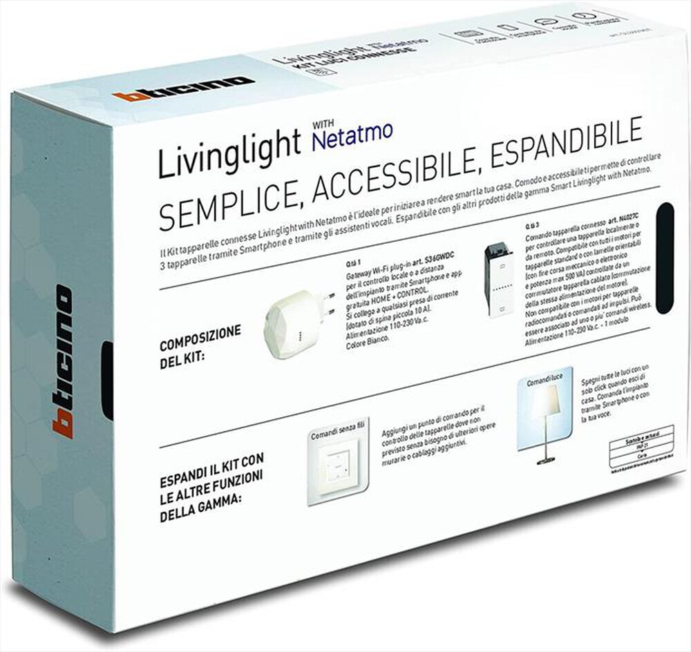 "BTICINO - KIT TAPPARELLE SMART LL-Bianco"