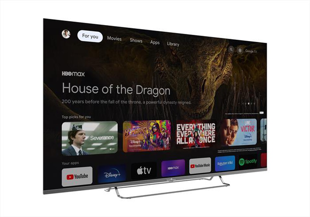 "SMART TECH - Smart TV LED UHD 4K 65\" 65QG02V-GRIGIO"