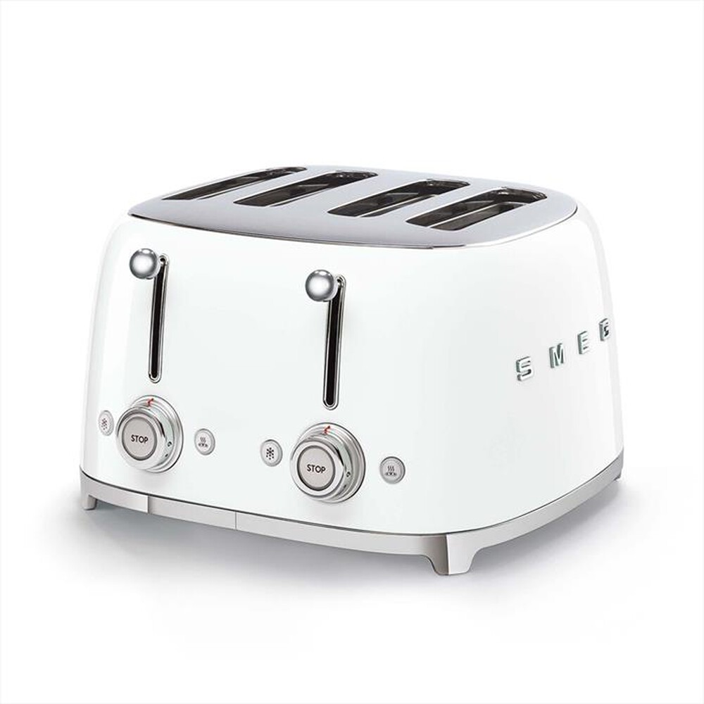 "SMEG - Tostapane 50's Style 4x4 fette – TSF03WHEU-bianco"