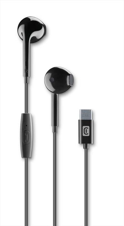 CELLULARLINE - Auricolare cuffia AUCAPSULETYPECK-Nero