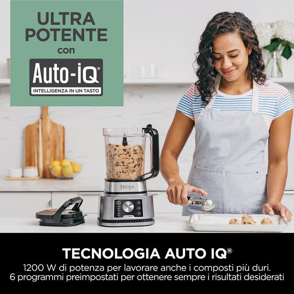 "NINJA - Frullatore 3 in 1 POWER NUTRI CB350EU-GRIGIO/NERO"