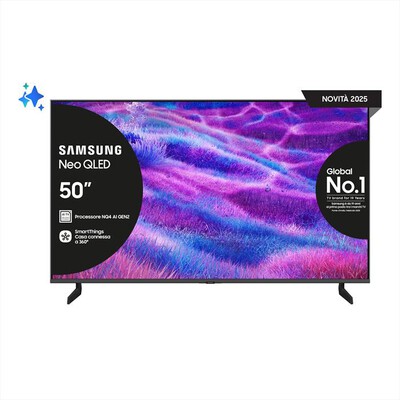 SAMSUNG - Smart TV MINI LED UHD 4K 50" QE50QN80FAUXZT-Carbon Silver