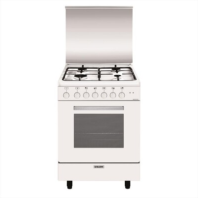 GLEM GAS - Cucina a gas A664MX6 Classe A-Bianco