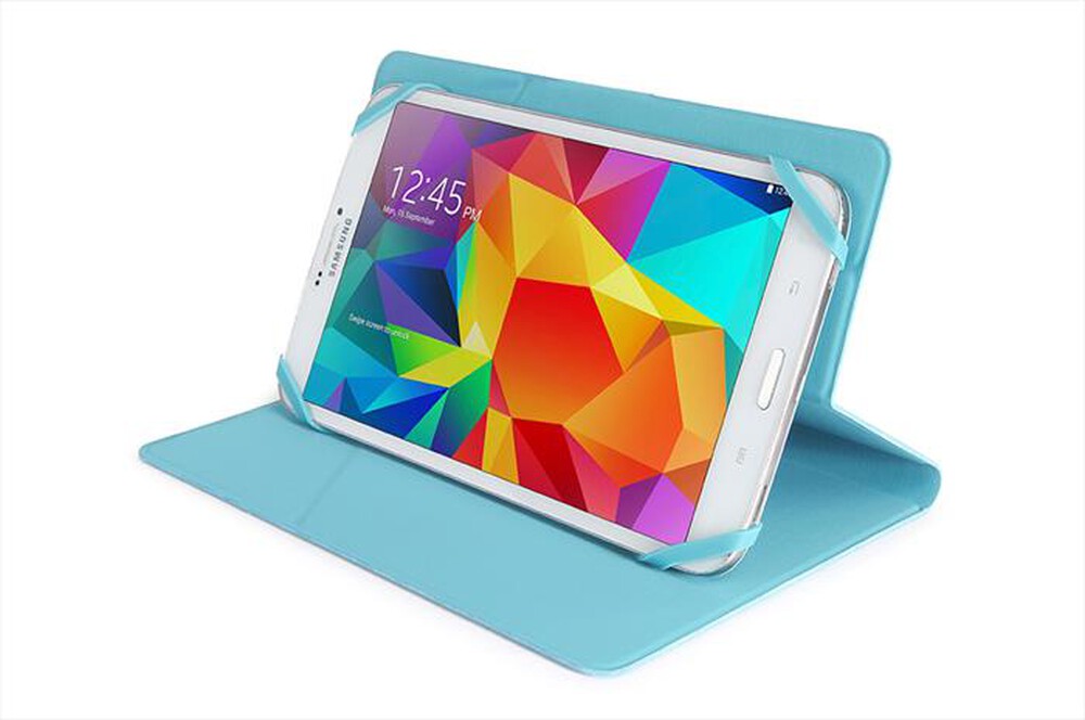 "TUCANO - Piega - custodia univ. tablet da 8\"-Azzurro"