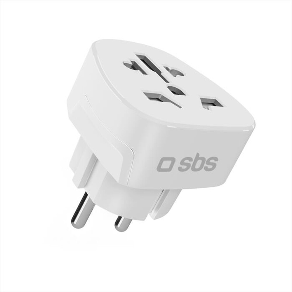 Immagine del prodotto SBS - Adattatore muro Shucko / tedesca a Universale-Bianco