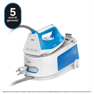 BRAUN - SISTEMA STIRANTE CARESTYLE 1 IS1012BL-Bianco/Blu
