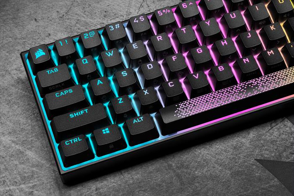 "CORSAIR - Tastiera K65 RGB MINI-Nero"