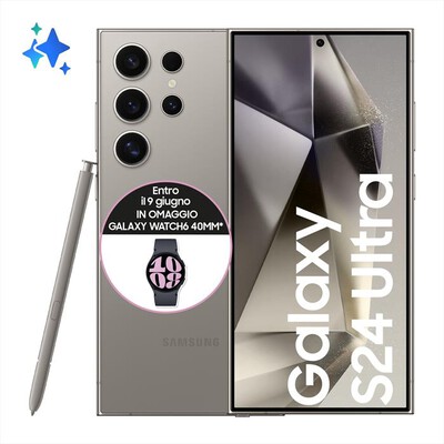 SAMSUNG - GALAXY S24 ULTRA 256GB-Titanium Gray