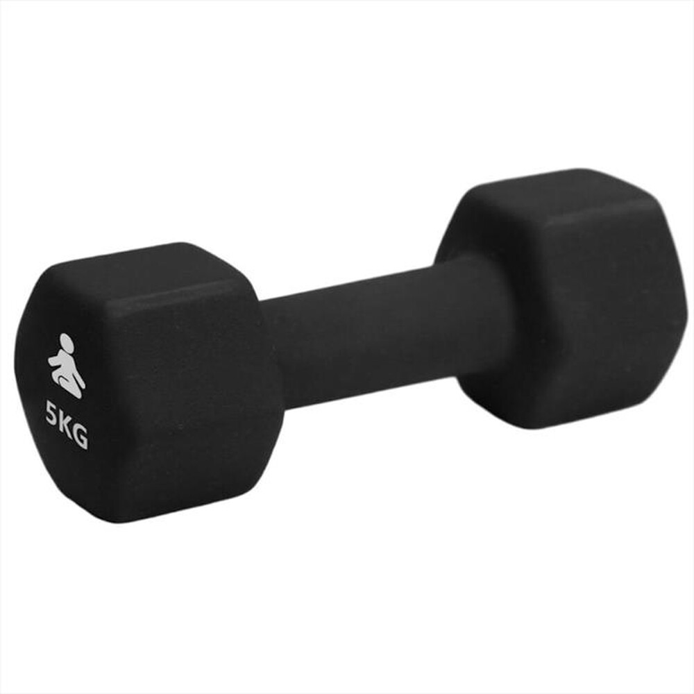 "FITPADDY - MANUBRIO DUMBBELL 5 KG-nero"